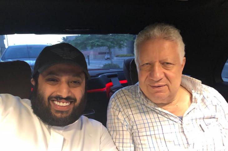مرتضى منصور مع تركي آل الشيخ مرتضى منصور مع تركي آل الشيخ